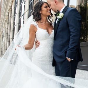 Pnina Tornai Mermaid Style Lace Wedding Dress